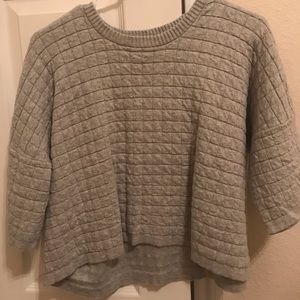 French Connection Quilted Crop Top